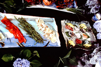 Detail of commisioned Dinner Plates
