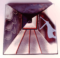 Wall Sculpture Pyramid